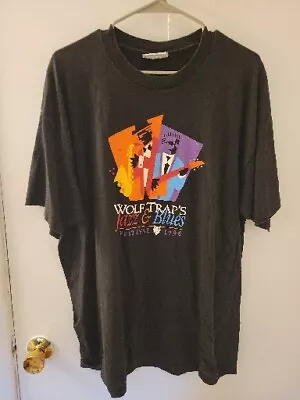 Vintage 1996 Wolf Trap's Jazz & Blues Festival T Shirt Size XL • $24.99