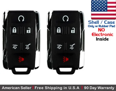 2 New Replacement Keyless Key Fob Remote For Chevy GMC Case Shell Only 13577766 • $15.95