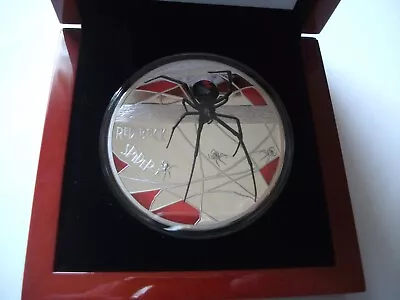 2020  5oz Red Back Spider Silver Proof Coin Rare Only 500 • $790