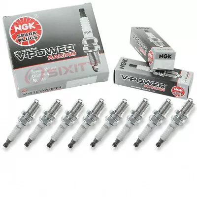 NGK R5671A-8 4554 V Power Racing Turbo Nitrous Supercharged Spark Plugs Qty 8 • $40.82