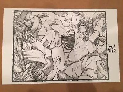 Vampirella Sketch Cover Print Lithograph Joe Madureira Mad Dynamite SDCC 2017 • $10