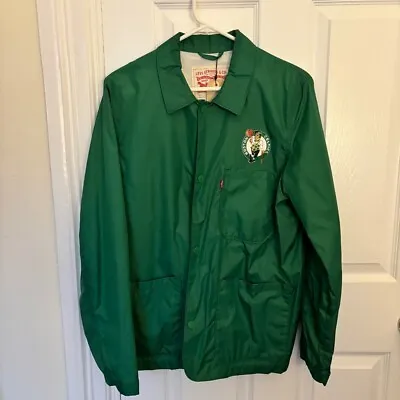 RARE Levi’s NBA Boston Celtics Club Coat Jacket Men’s S Brand New With Tags • $84.99