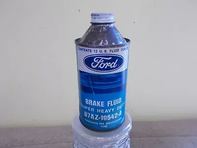 Vtg 1960 Ford Brake Fluid Can Cone Top B7-az-19542-a Empty Super Heavey Duty • $81.45