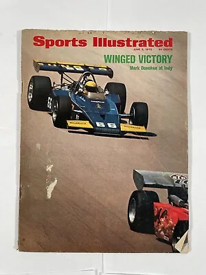 Sports Illustrated Magazine June 5 1972 Mark Donohue Sold As Is • $10.26