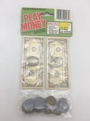 Vintage Play Money - 40 Bills / 20 Coins (Henry Gordy Int.1991) - No. 185 • $22.13