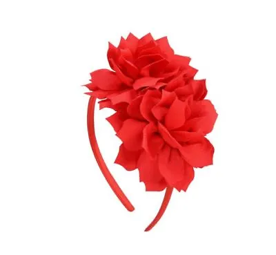 Petals Flower Chiffon Headband Alice Band Fascinator Girls Ladies Wedding UK • £4.99