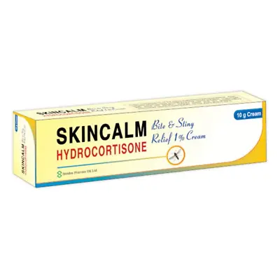 Skincalm Insect Bite/Sting And Eczema Itch Relief Cream - 10g Tube UK SELLER • £3.49