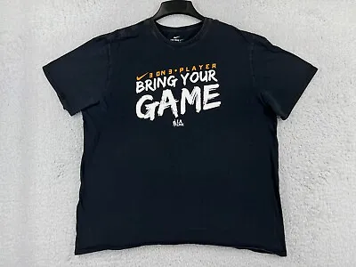 Nike Shirt Mens 2XL XXL Black 3 On 3 Basketball 2019 Bring Your Game • $13.19