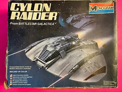 Battlestar Galactica Colonial Viper Spaceship Model Kit Monogram Complete Look!! • $30
