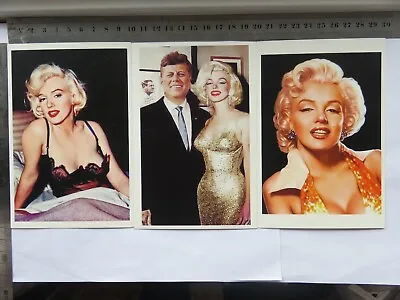 Photo Set Gorgeous Marilyn Monroe And Kennedy (printed) 3 Pieces • $10