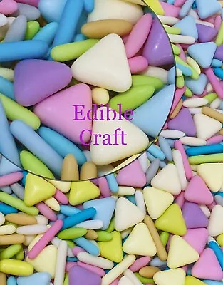 £3.99 • Buy Edible Matt Mix Colour & Sizes Sprinkles Cake Cupcake Toppers Decorations