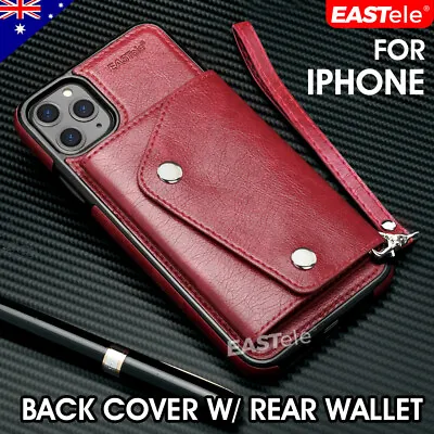 $8.99 • Buy For Apple IPhone 14 13 12 11 Pro Max XS Luxury Leather Wallet Shockproof Case