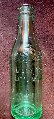 Lilly Ice & Bottling Works - Aqua BOTTLE - Pemberton West Virginia - 1931 - 6oz • $12