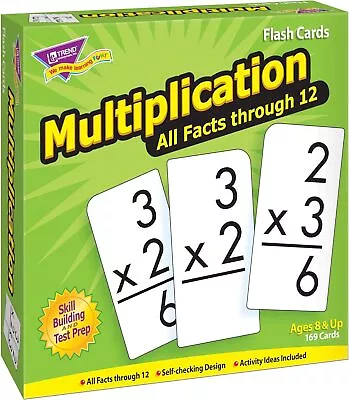 Trend Enterprises: Multiplication All Facts Through 12 Skill 6  X 3  X 6.5   • $29.91
