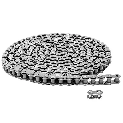 OCOTPUS #80 Roller Chain For Sprockett & 1 Connecting Link Drive Chain - 10 Feet • $55.99