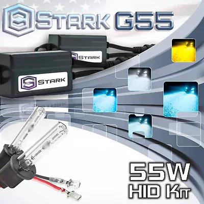 Stark 55W MICRO Slim HID Light Xenon Conversion Kit Fog Lights Only - H1 • $32.95