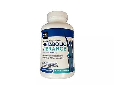 Vibrant Health Metabolic Vibrance Supplement Blood Sugar Balance 90 Cap Exp 8/24 • $16.99