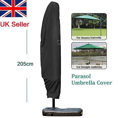 £7.50 • Buy LARGE Parasol Banana Umbrella Cover Waterproof Cantilever Outdoor Garden Patio
