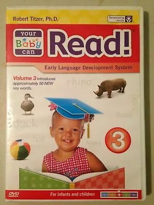 Your Baby Can Read Vol.3 ( DVD 2009 ) • £2.80