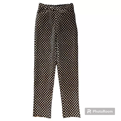 Versace Classic V2 Vintage Cotton Velvet Check Pattern Pants Size 27? • $79.99