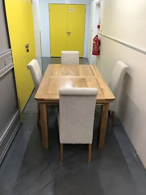 Oak Furniture Land Canterbury Dining Table & 4 Chairs Delivery Available 🚚🚚 • £675