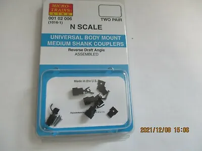 Micro-Trains Stock # 00102006 (1016-1) Medium Shank Body Mount Coupler N-Scale • $16.60