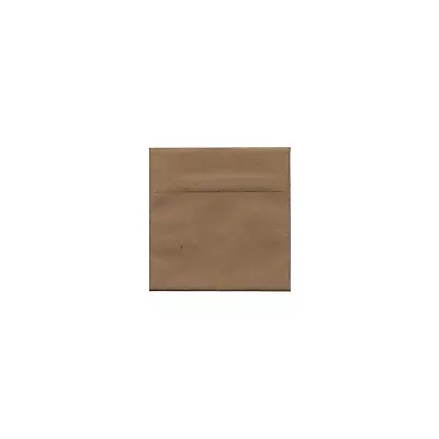 JAM Paper 5.5 X 5.5 Square Invitation Envelopes Brown Kraft Paper Bag 25/Pack • $29.86