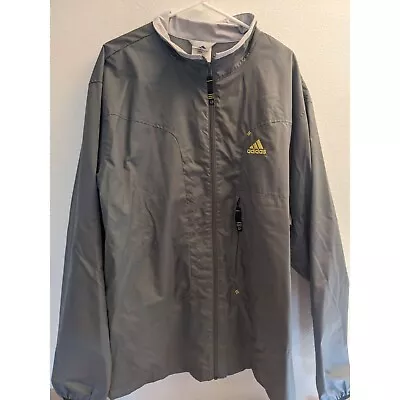 Adidas Light Jacket Coat Gray XL Men's • $20