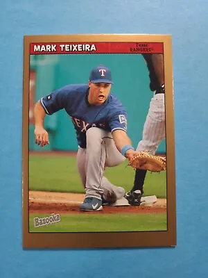 Mark Teixeira 2006 Bazooka Gold Chunks Baseball Card # 78 G0826 • $1.59