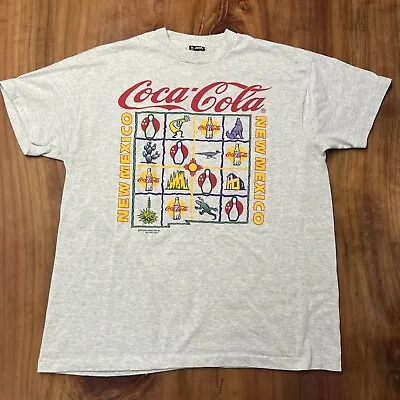 Vintage Coca Cola T-Shirt Mens XL Fruit Of The Loom New Mexico Bowling 1995 L27 • $23.99