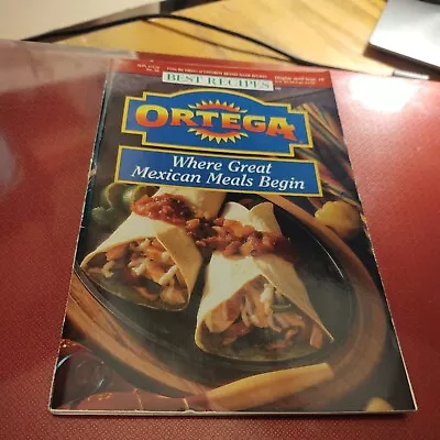 Best Recipes Ortega Cookbook Paperback Sept 1996 #66 Where Great Mexican Meals B • $4.93