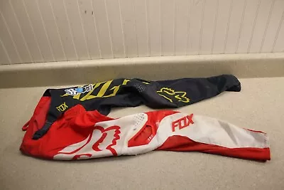 Fox Racing Suzuki 360 Pants Size 26 Gear MX Off Road Mesh Red 9596 CC2 • $105.11