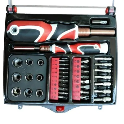 39 Pcs Multi-functional Screw Driver & Socket/ Pozi And /set Repair Tool Bits Uk • £6.49