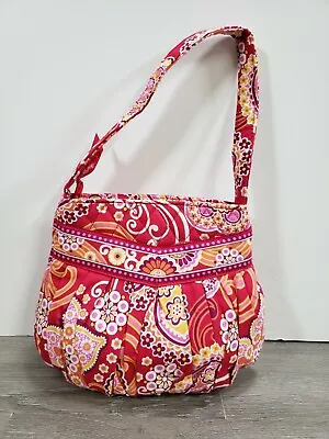  Vera Bradley 2008 Raspberry Fizz Hannah Small Bucket Handbag RETIRED • $14.99