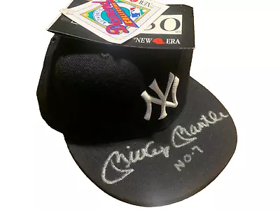 Mickey Mantle Signed New York Yankees New Era Diamond Hat W/tags Autographed COA • $580