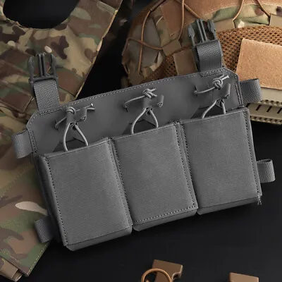 Tactical 556/762 Triple Magazine Pouch Hunting Equipments Tool Bag • $37.88