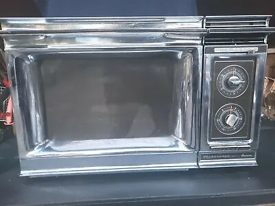 Rare Vintage Chrome Amana RadarRange RR- 7  Chromatic Microwave Oven. • $399