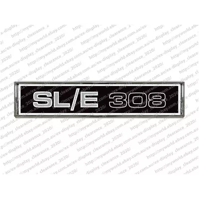 #2039 Badge To Suit Holden Slr 308 Torana Chrome Car Emblem • $37