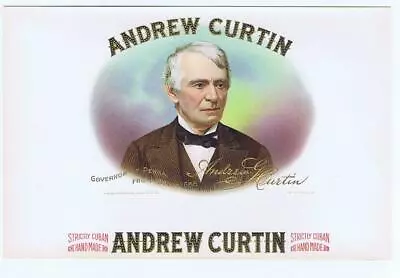 Andrew Curtin  Inner Cigar Label Pa Civil War Gettysburg • $4.99