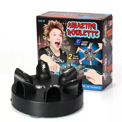 🥻 Funny Shocking Shot Roulette Game Reloaded Lie Detector Electric Shock Toy • £38.83