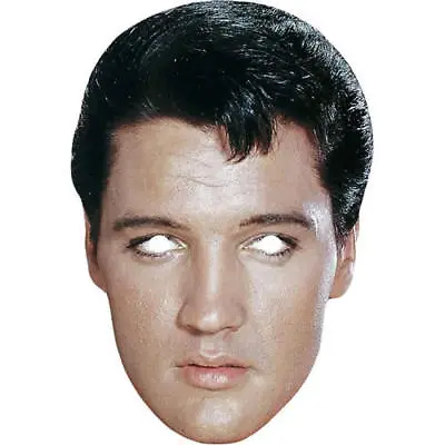 Elvis Presley Version 2 Celebrity Card Face Mask - Ready To Wear - Fancy Dress • $2.40