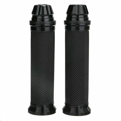 2x Black 7/8  Handlebar Hand Grips Gel For Suzuki GSXR 750 1000 Honda CBR600RR • $13.35