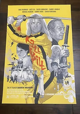 Kill Bill By Joshua Budich Art Print Quentin Tarantino Spoke Art Not Mondo • $100