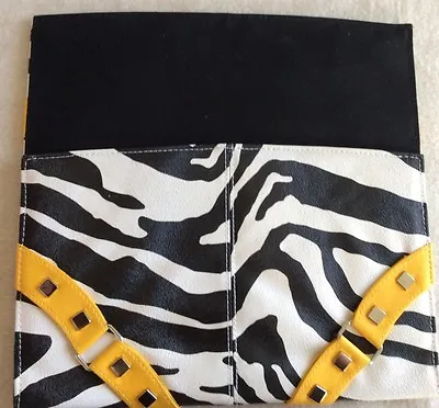 Brand NEW In Pkg Yellow Zebra ZOE MICHE  Shell Fits Classic Size Base Purse • $14.99