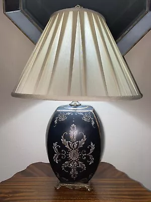 Vintage Black And Gold Lamp • $120