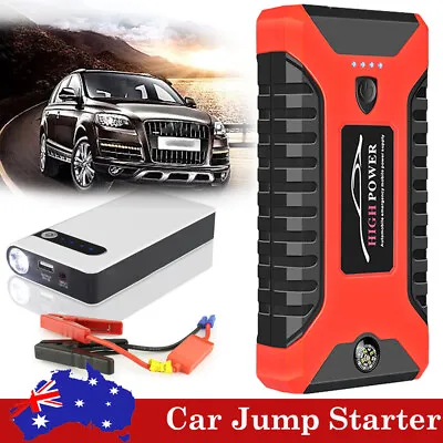 $64.99 • Buy 99800mAh/30000mAh Car Jump Starter Power Bank Car Battery Booster Charger LED