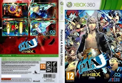 PERSONA 4 ARENA ULTIMAX BRAND NEW & SEALED Xbox 360 % GENUINE UK VERSION • $34.89