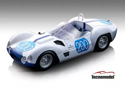 1:18 Tecnomodel 1960 Maserati Birdcage Targo Florio #200 Maglioli Vaccarella • $139.99
