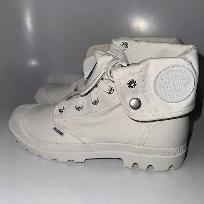 Palladium Baggy Women Boots 92353101 White Size 9 [MP4] • £55.59