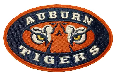 Auburn Tigers~Embroidered PATCH~3 1/2  X 2 1/8 ~Iron Or Sew On~NCAA~SEC • $4.45